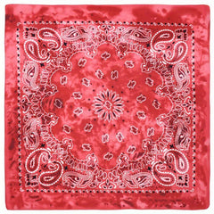 Paisley Print Tie Dye Bandana Casual Square Scarf
