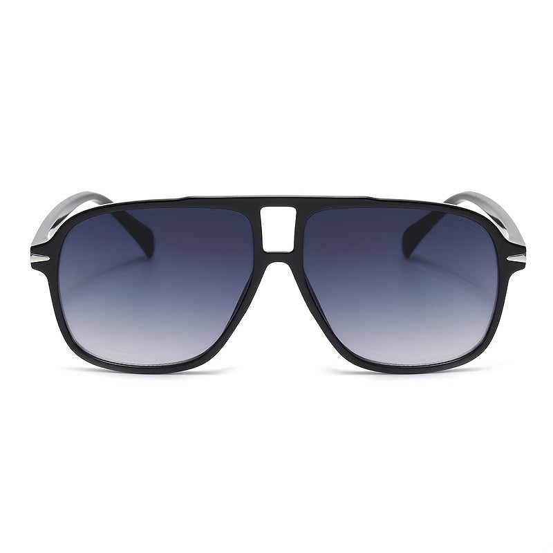 Top Bar Aviator Sunglasses For Women Men Casual Gradient Glasses