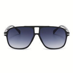 Top Bar Aviator Sunglasses For Women Men Casual Gradient Glasses