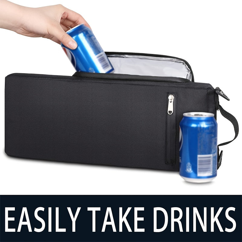 Golf Cooler Bag Soft Insulated Beer Cooler Holds 6 Pack Cans 2 Bottles