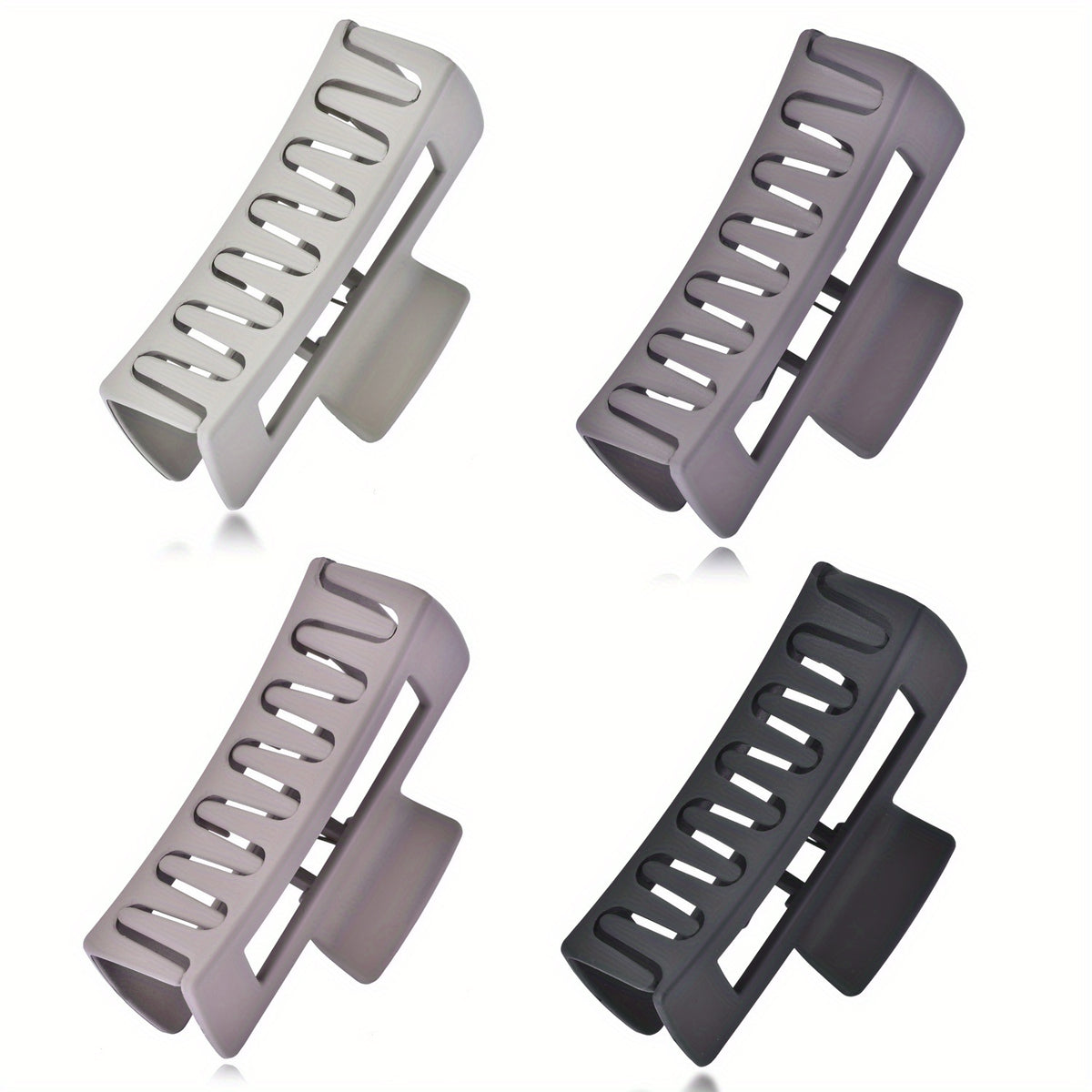 4Pcs Large Non-slip Hair Claw Clips for Women Strong Hold Hair Accessories