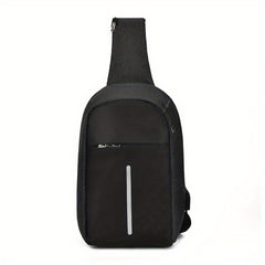 Anti Theft Sling Bag Lightweight Sports Gym Chest Bag Zipper Crossbody Bag
