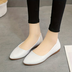 Pointed Toe Ballet Flats Soft Sole Non Slip Shoes