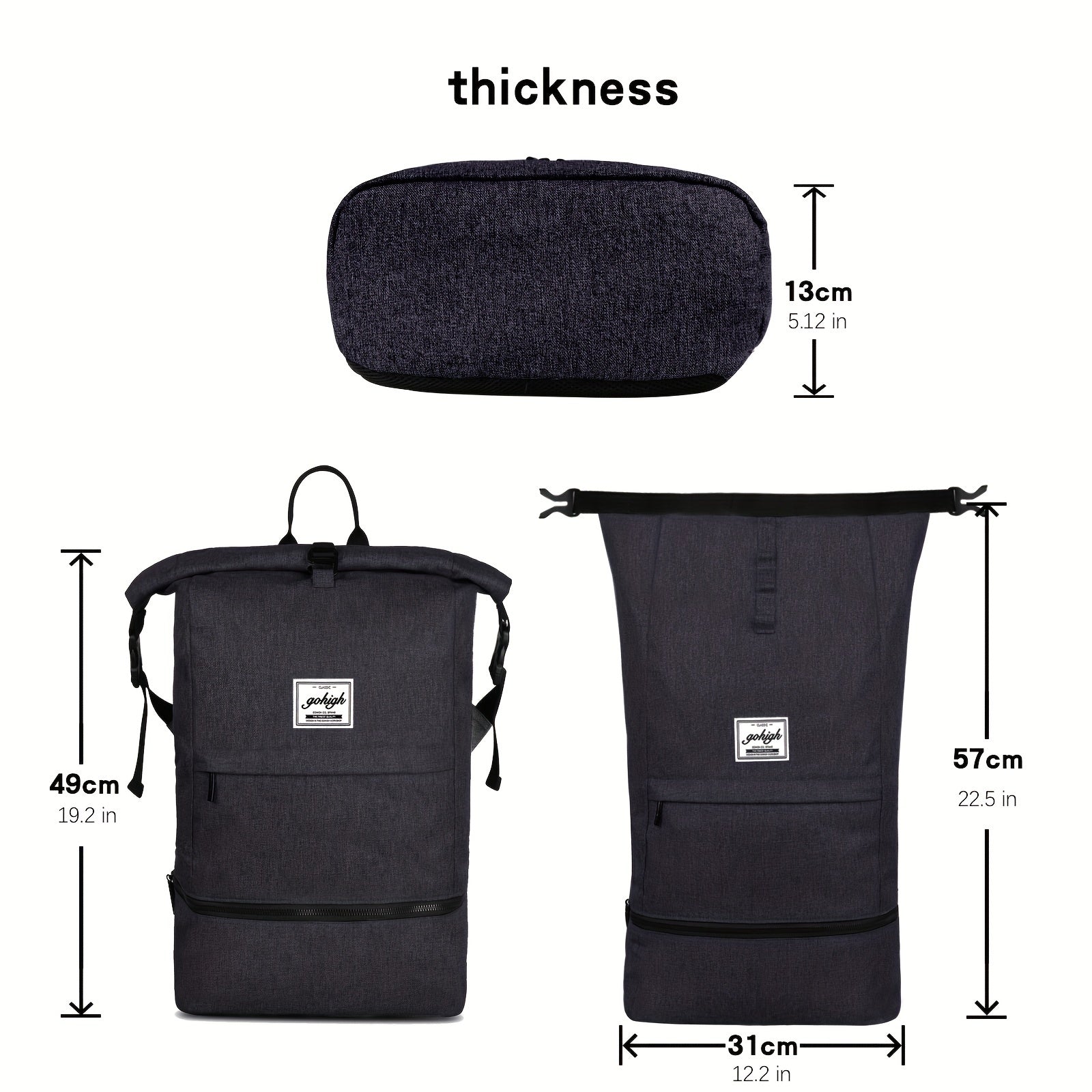 Waterproof Casual Backpack Travel Backpack 39 62 Cm Computer Bag Outdoor Dry