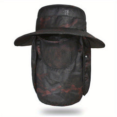 Camouflage Sun Hat Fishing Cap Outdoor Fisherman Hat