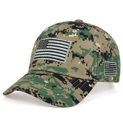 Men's American Flag Outdoor Baseball Cap For Sports