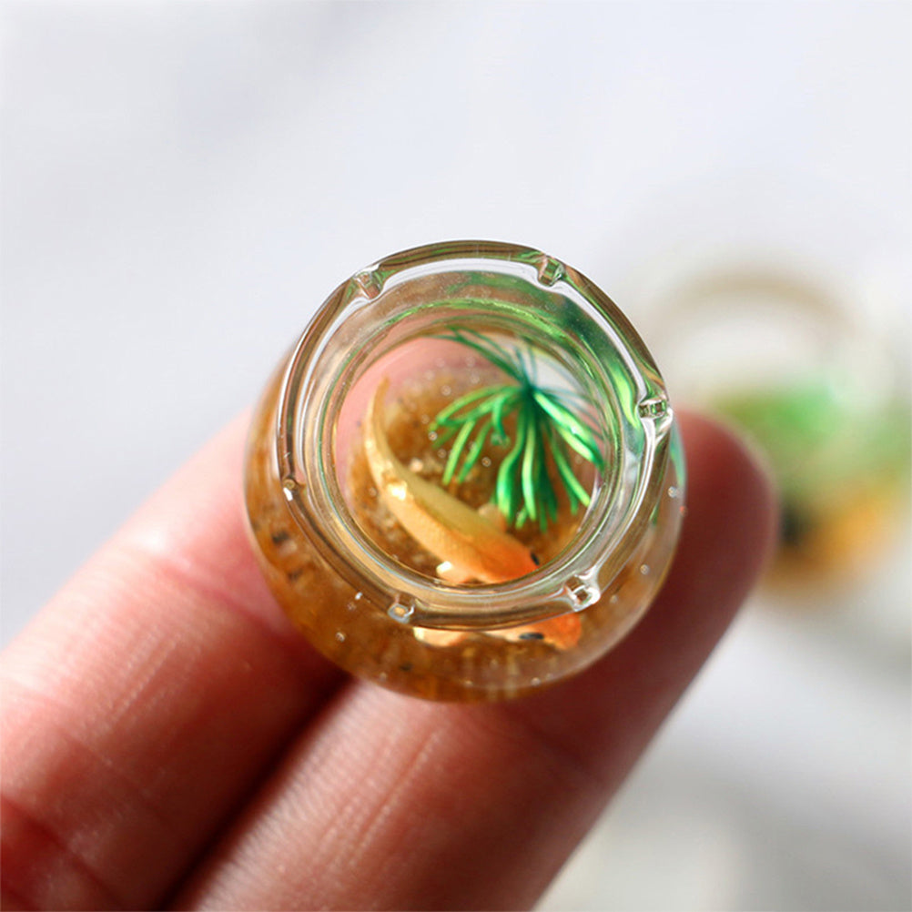 Mini Glass Fish Tank Aquarium for Doll House