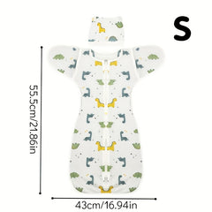 Ultra Soft Infant Sleeping Bag 0-6 Months with Bear Hat