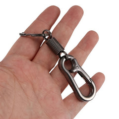 Metal Carabiner Keychain Keyfob Pendant DIY Accessories Key Ring