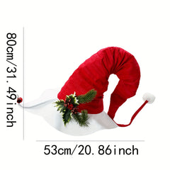 Christmas Headband Red And Santa Hat With Bells Christmas Clothing