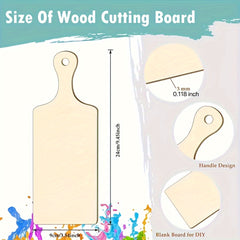 Wooden Chopboard DIY Wooden Chips Cross Border Graffiti Wooden Chips