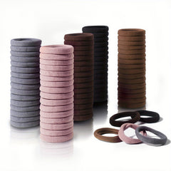 Solid Hair Tie Style Hair Rope Elastic Ponytail Holder Hair Ring Women Girls Hai