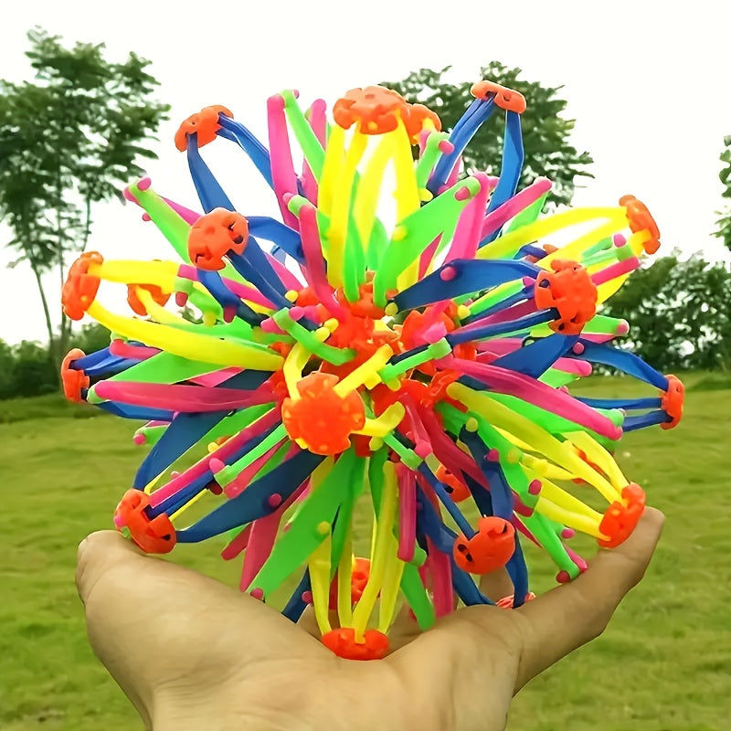 Colorful Expandable Stress Ball Rainbow Sensory Fidget Ball