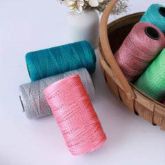 100g Crochet Yarn Braided Nylon Cord Rope DIY Jewelry Making Findings