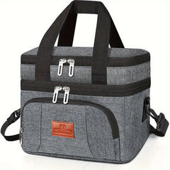 Adjustable Strap Bento Bag with Ice Pack - Outdoor Lunch Box