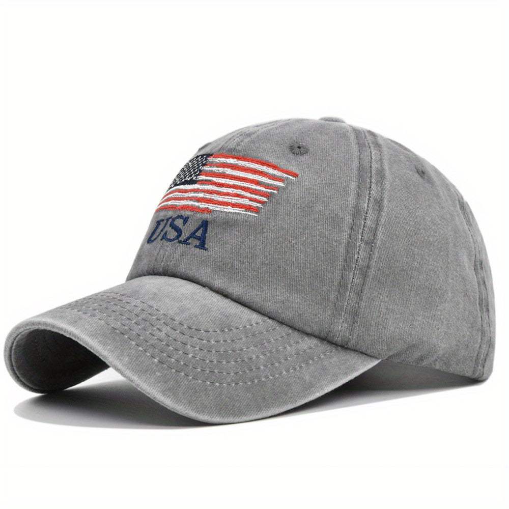 US Flag Pattern Baseball Cap for Men