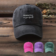 Washed Baseball Cap Solid Casual Sports Hat Sunscreen Dad Hats