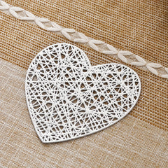 Heart Coasters and Table Mats for Weddings and Home Decor