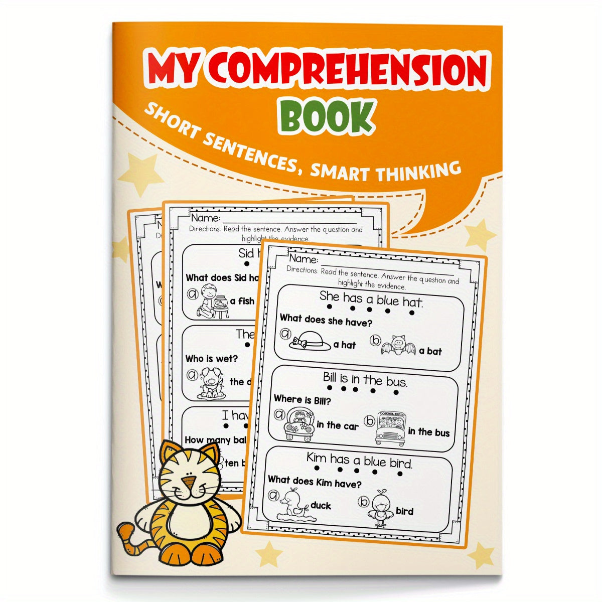 Kids Comprehension Book: Engaging Stories & Writing Activities