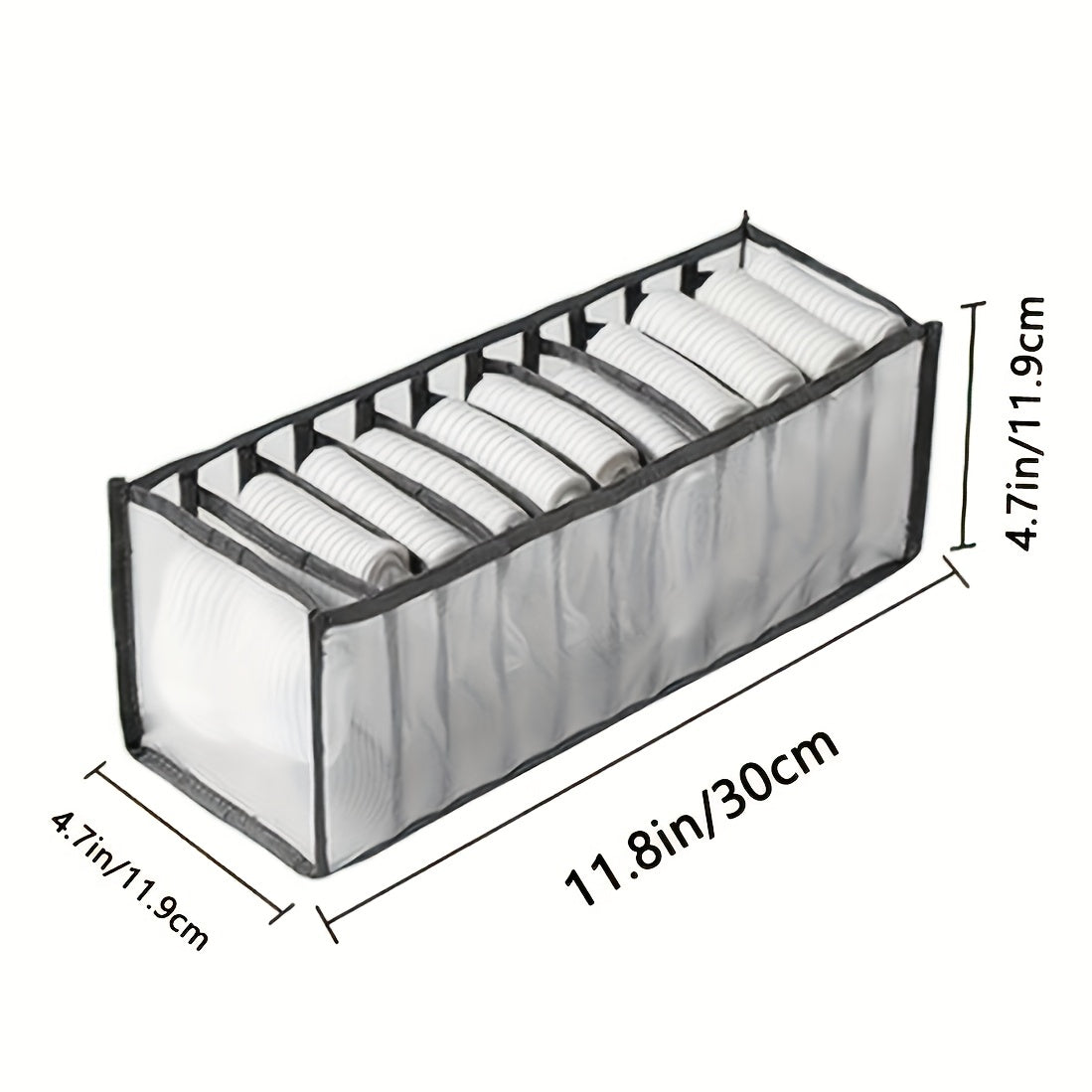 Drawer Divider Socks Organizer Storage Box Compartments