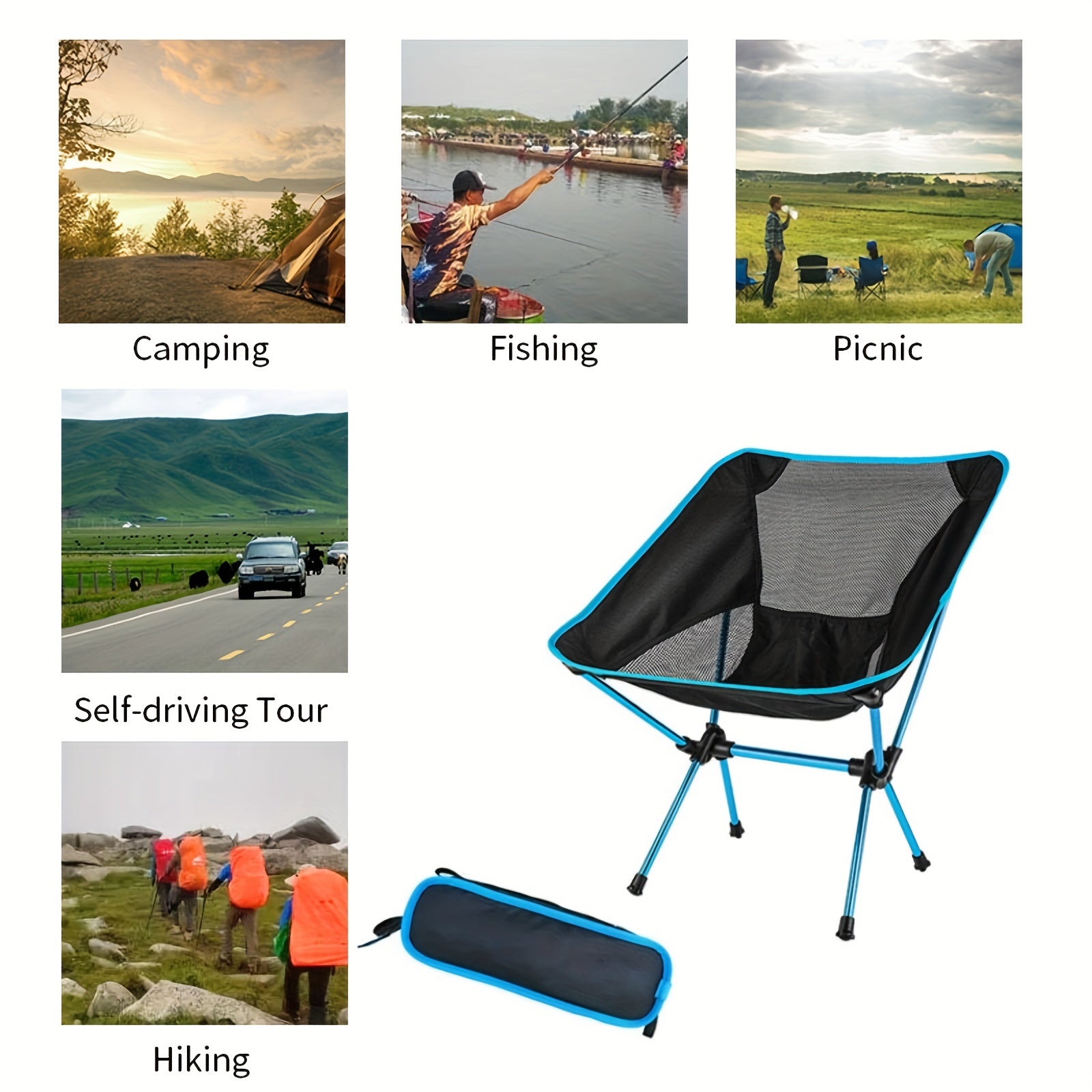 Portable Folding Camping Chair for Outdoor Adventures