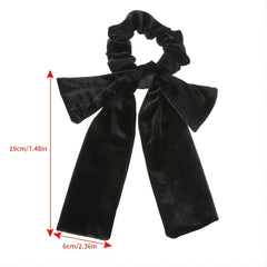 Velvet Bow Hair Rubber Bands Knot Large Hair Tie Ponytail Hair Ropes