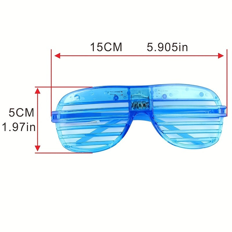 1pc Light Up Shutter Glasses for Adults