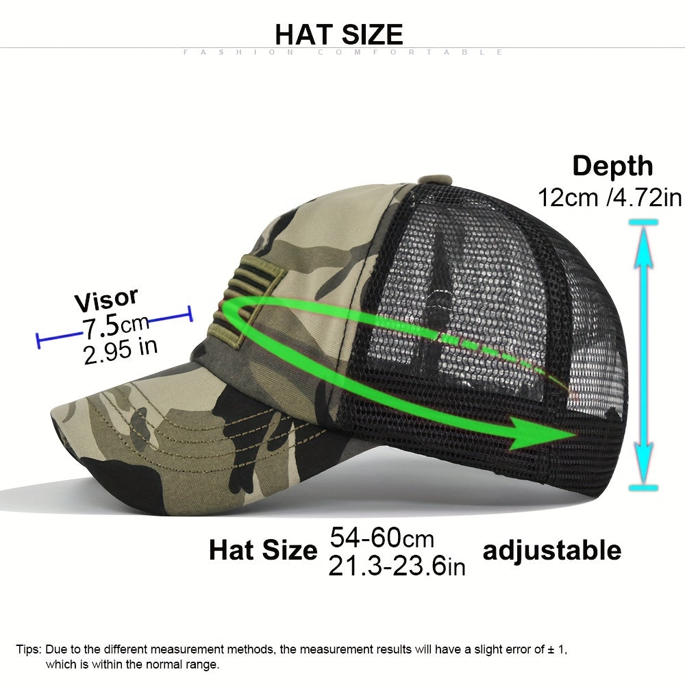 Stay & Protected in Style Camo Baseball Cap