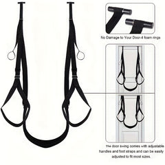 Pilates Swing Rope Straps with Butt Pads for Flexibility Training