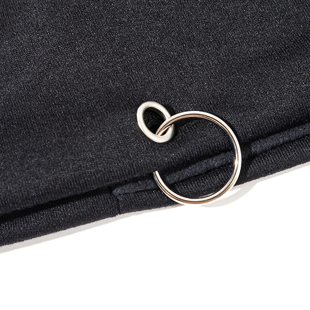 Iron Ring Stretch Beanie Elastic Soft Knit Hat Casual Warm Unisex