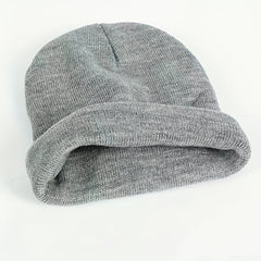 Men's Knitted Winter Hat Coldproof Double Layer Beanie