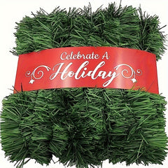 1pc Christmas Wreath Non Luminous Green Holiday Decoration