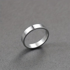 Men's Titanium Steel Ring Smooth Surface
