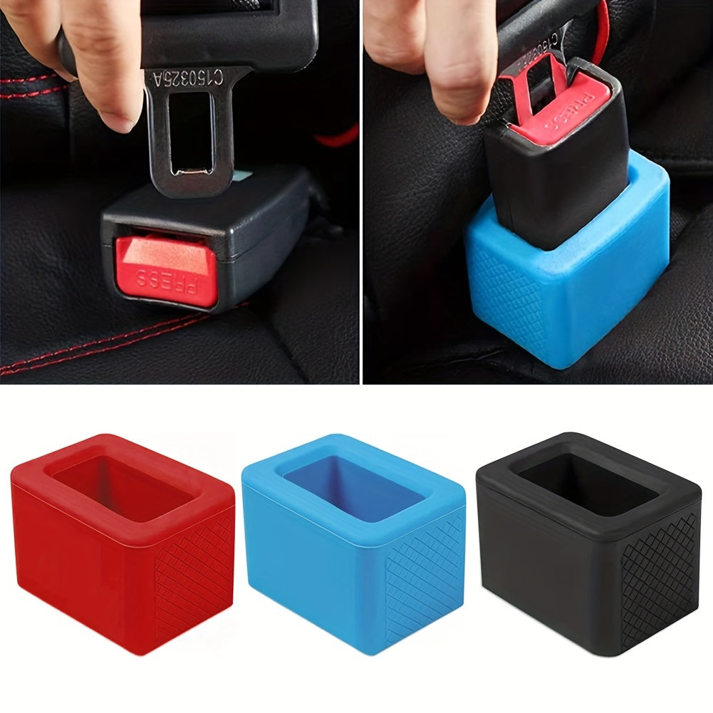 1pc Silicone Car Seat Belt Buckle Holder for Kids Safety