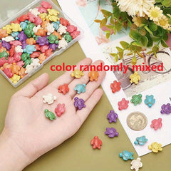 20pcs Turquoise Turtle Beads DIY Gift for Boys & Girls