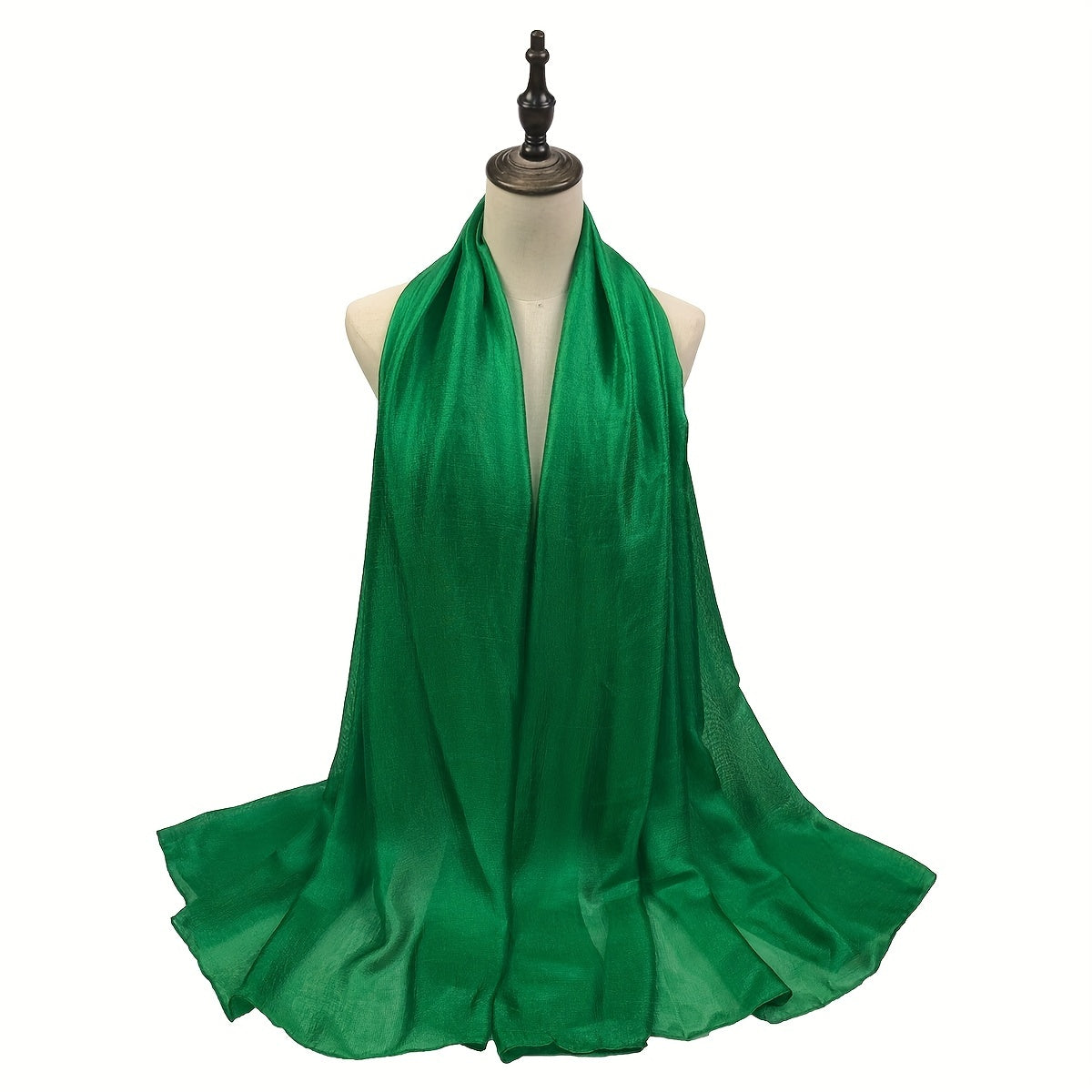 Pearlescent Scarf Hijab Warm Shawl Women Windproof Head Wrap