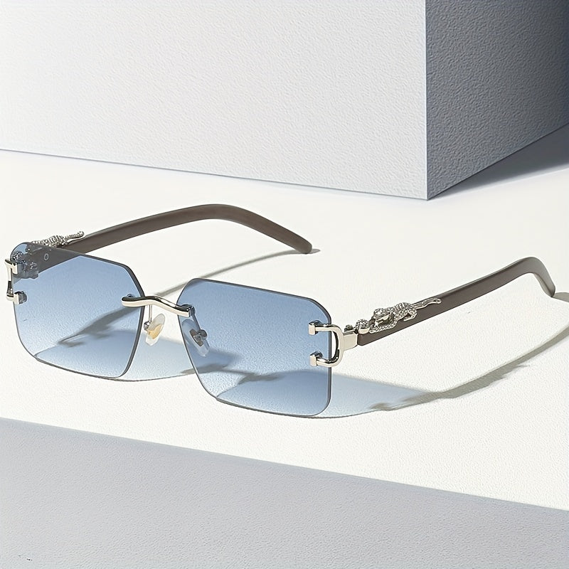 Polygon Rimless Sunglasses Cross border Catch all Sunglasses