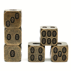 6pcs Solid Dice Set for Cosplay Board Game Halloween Christmas