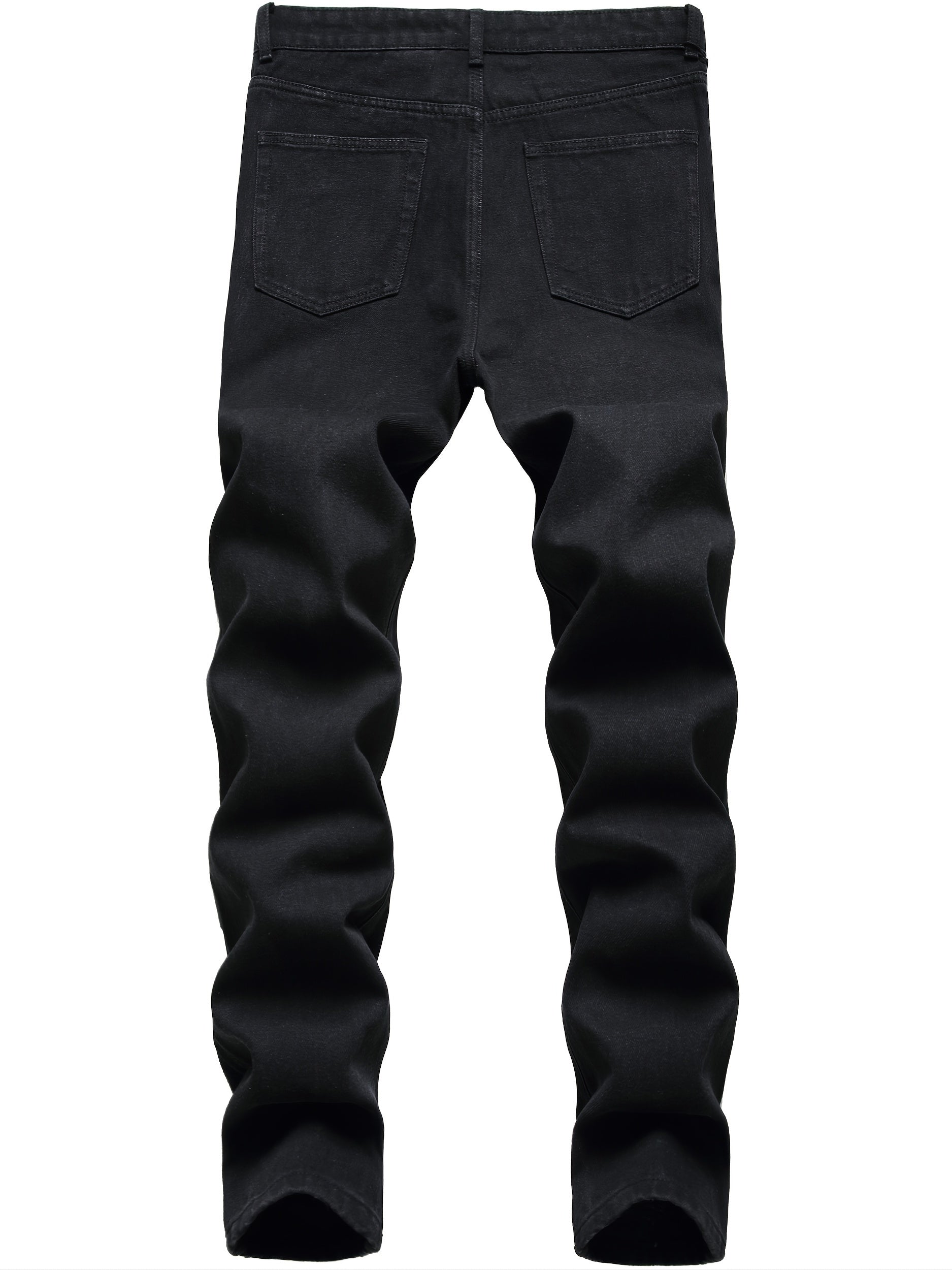 Men's Classic Ripped Jeans in Blue Wash