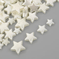 50pcs 8mm Star Acrylic Spacer Beads Jewelry Making DIY Bracelet Necklace