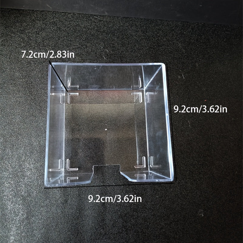 Transparent Desktop Note Storage Box Acrylic Organizing Box