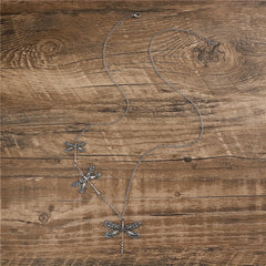 Vintage Dragonfly Pendant Necklace For Women Bohemian Charm Necklace