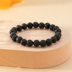 Matte Beaded Bracelet Set For Men Women Semi Precious Gemstone Beads