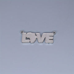 Minimalist Stainless Steel African Continental Pendant Necklace