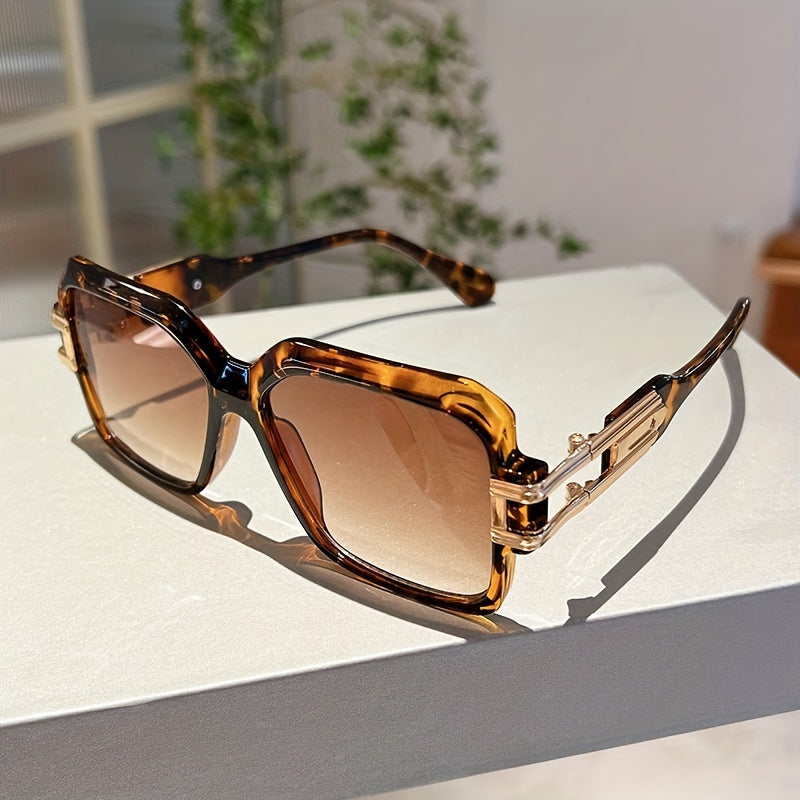 Y2K Large Square Sunglasses Gradient Glasses UV400