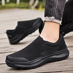 Men's Canvas Slip On Loafer Shoes Walking Sneakers