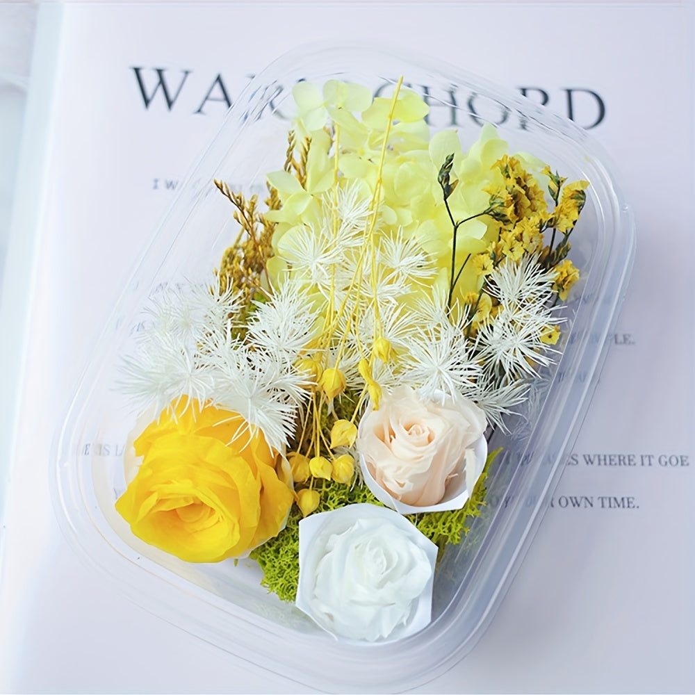 Dried Flowers DIY Aromatherapy Candle Epoxy Resin Mold Wedding Bouquet