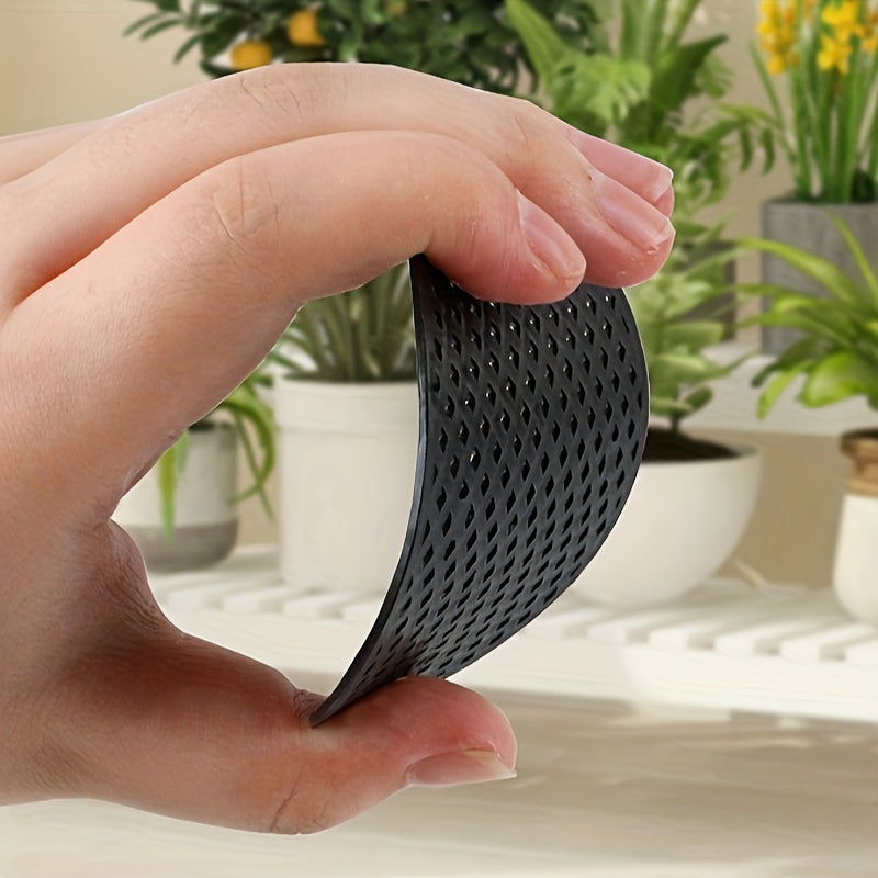 50pcs Flower Pot Hole Mesh Pad Drainage Screens Anti Soil Loss Grid Mat Mesh