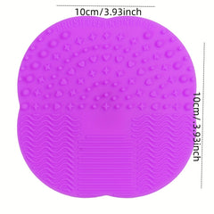 Flower-Shaped Makeup Brush Cleaning Pad