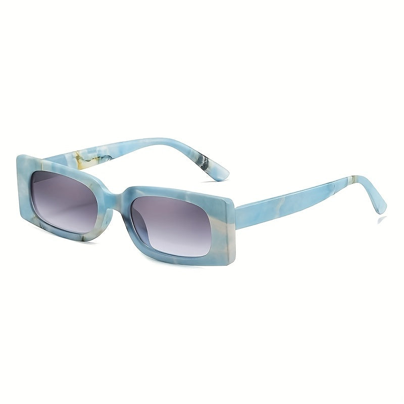 Rectangular Sunglasses HipHop Graphic UV400